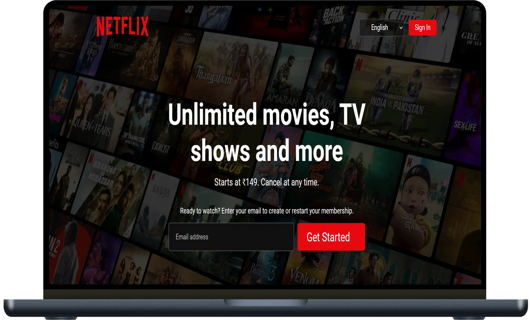 Netflix UI